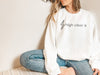 White High Vibin' It Sweatshirt